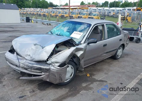 2002 Chevrolet Prizm из США, поврежденный, VIN 1Y1SK52802Z408768